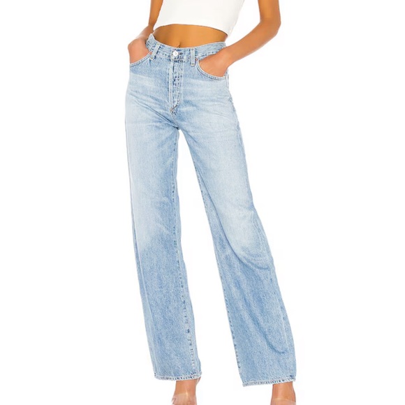 Citizens Of Humanity Denim - Citizens Of Humanity Annina Wide Leg High Rise Jeans